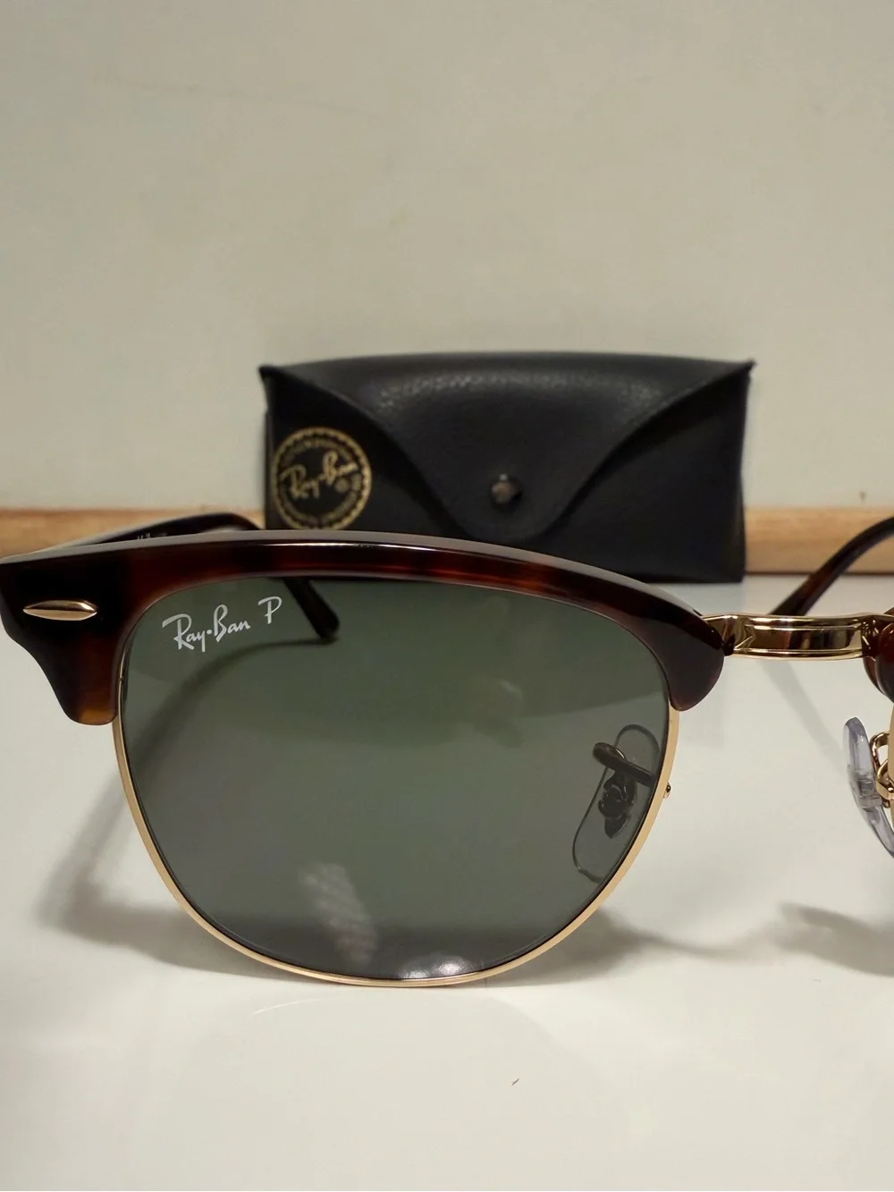 Ray-Ban Polarized Classic Clubmaster Sunglasses, 51mm NWT